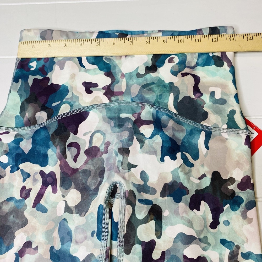 SPANX Booty Boost Active Painted‎ Camo Pink Multi Active Printed 7/8 Leggings M - Picture 7 of 14